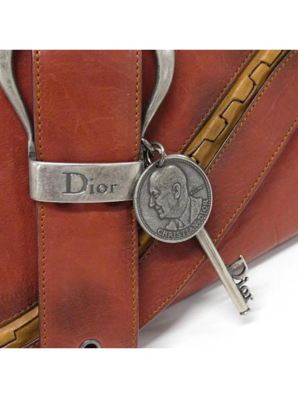 Dior Vintage Bag Handbag Burgundy - Picture 6 of 9